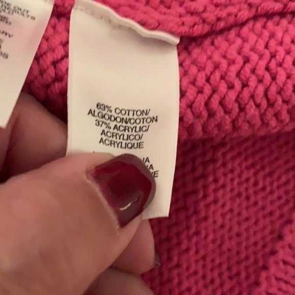 Jones New York Pink Cape Cardigan Sweater - Picture 7 of 7